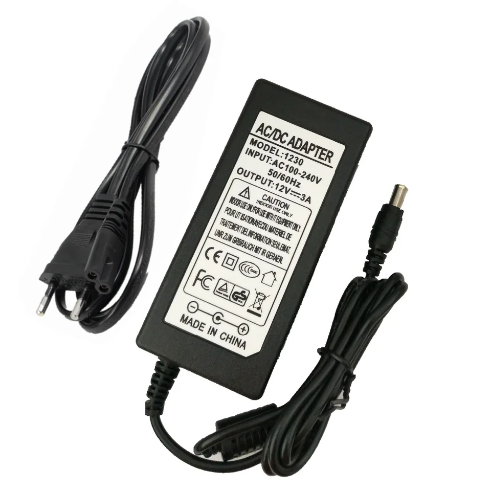Ac dc電源アダプタ充電器12v 3A 2A lg W1943S E1948S LCAP07F