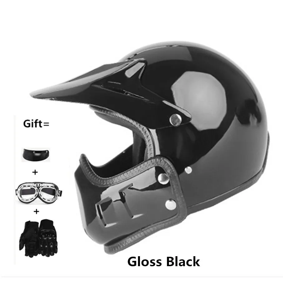 

5 color available MOTO III style full face retro helmet Full Face motorcycle helmet husband's gift helmet DOT safey helmet