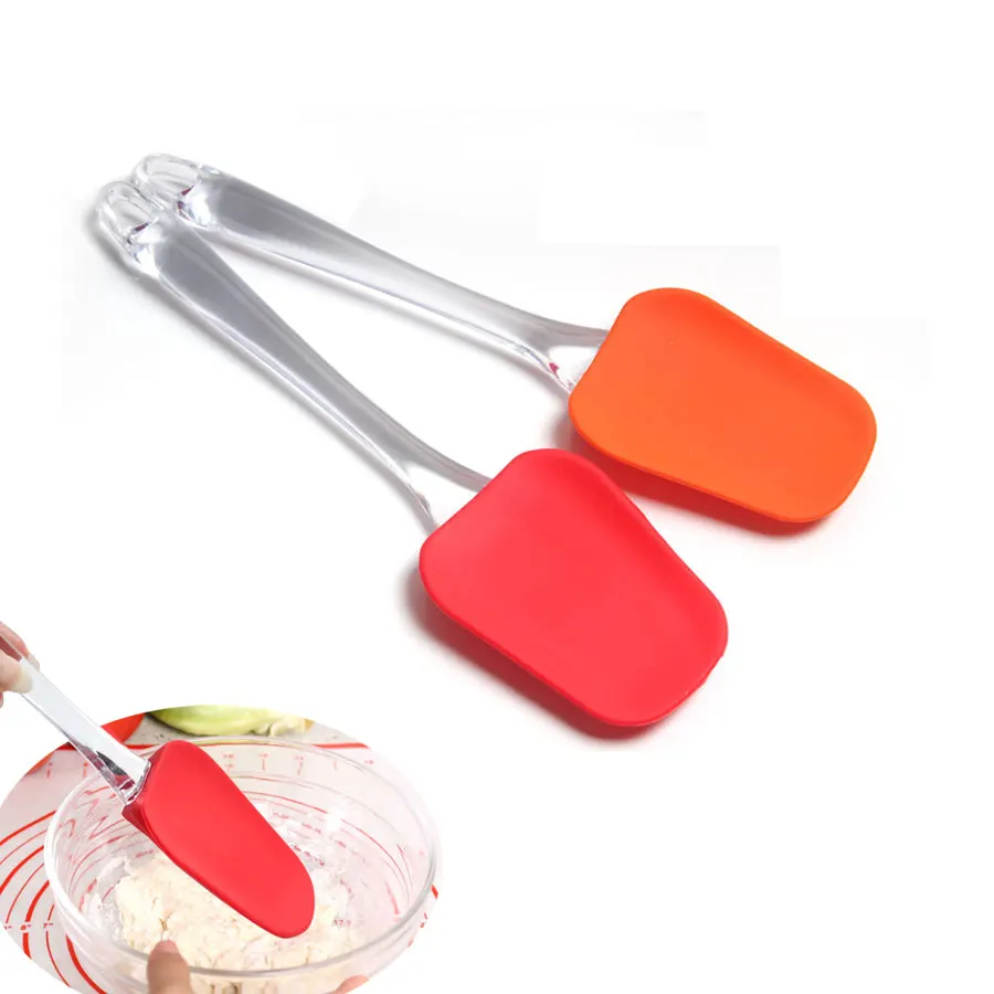  Silicone Cream Butter Cake Spatula Mixing Batter Scraper Brush Butter Scraper Brush Cookie Pastry S
