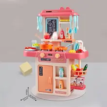 42 шт./компл. моделирование Кухня игрушка брызг воды посуды детские игрушки Пособия по кулинарии столовый сервиз