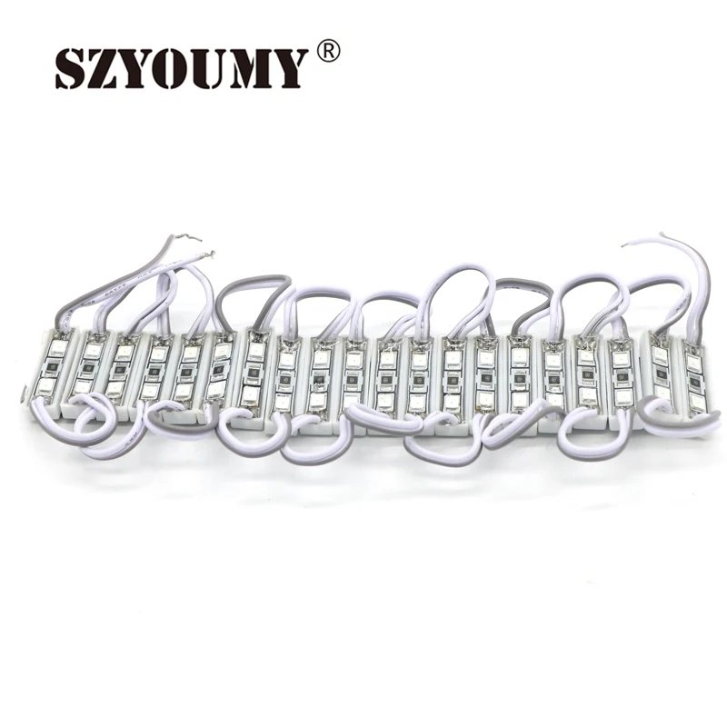 SZYOUMY 1000 pcs SMD 2835 2 светодиода модуль небольшого Размеры светодиодный модуль мини светодиодный модуль 2607 мм DC12V Водонепроницаемый IP65 для линия