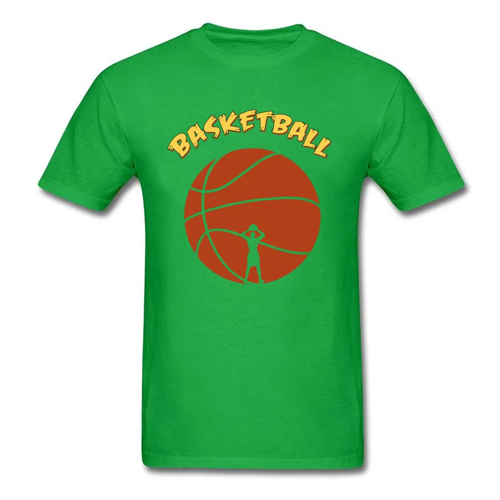 comfortablePersonalized Short Sleeve T Shirt VALENTINE DAY Hip Hop Round Collar Cotton T Shirts Men's T-Shirt Basketball  Basketball green