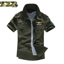 Мужская тактическая куртка-бомбер, быстросохнущая рубашка, дышащая Повседневная рубашка с коротким рукавом, мужские военные рубашки-милитари S-4XL