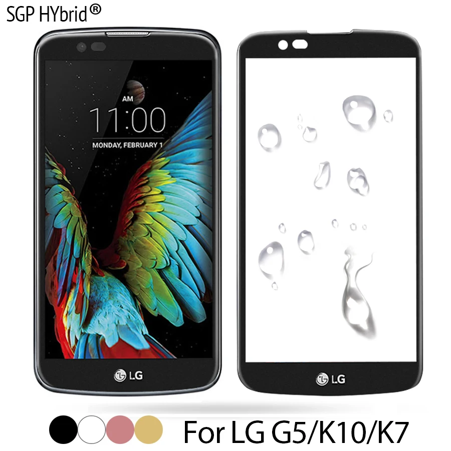 

3D Curved Full Coverage For LG G5 Screen Protector Tempered Glass For LG K7 Glass G5 K10 K 10 K420N K430DS k 7 Protection Film