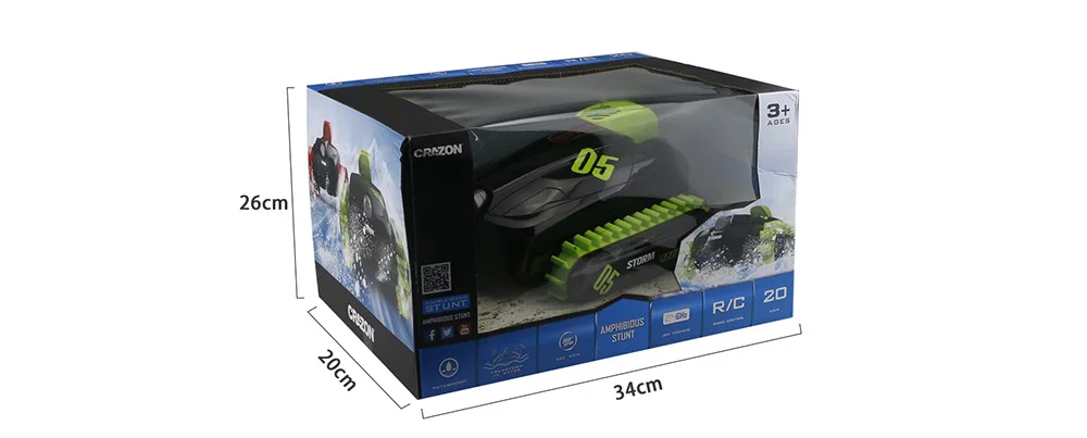 JJRC 18SL02 водная земля деформация RC автомобиль Вождение на воде и земле RC автомобиль-амфибия с дистанционным управлением автомобиль-трюк электрическая детская игрушка