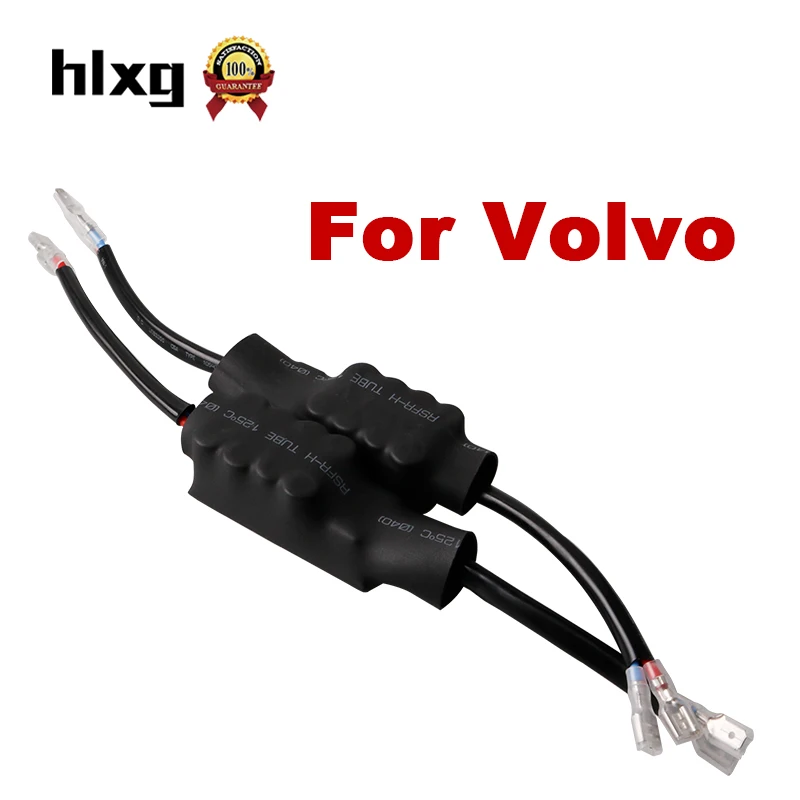 

hlxg 2pcs 12V decoder for volvo LED Warning Canceller led Decoder NO error OCB Load Resistor canbus canceller canbus led