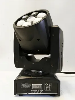 

2PCS Zoom LED 7x12w RGBW 4 in 1 Moving Head Light DMX512 Wall Washer / Zoom Light Professional DJ / Bar / Party / Show / Stage L