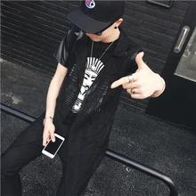 Новая мужская одежда модная мужская индивидуальность тонкий длинный жилет дизайн Модная одежда певица костюмы