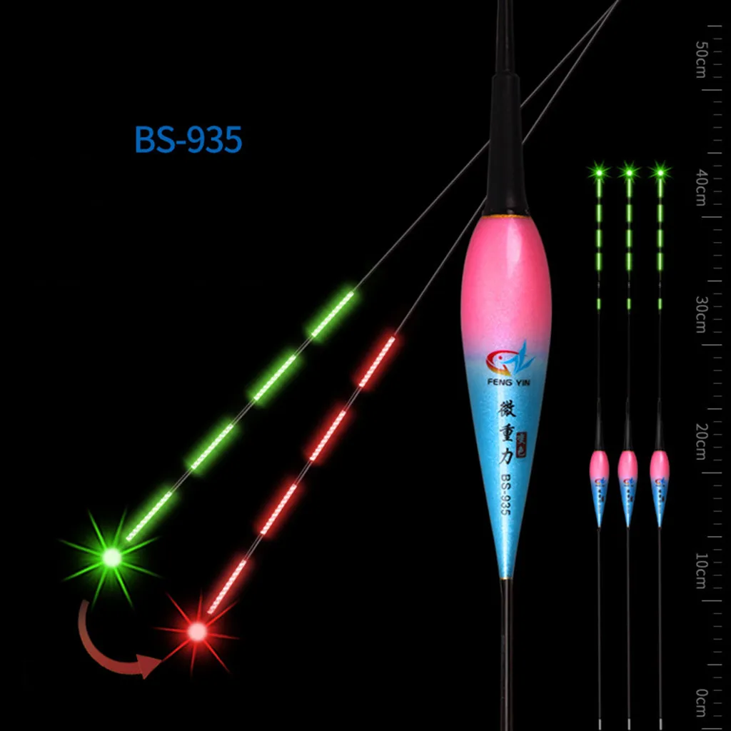 Умный поплавок для рыбалки, ночной Световой поплавок, светодиодный светильник, автоматически напоминающий набор поплавков для рыбалки, буй, поплавок, рыболовный светильник