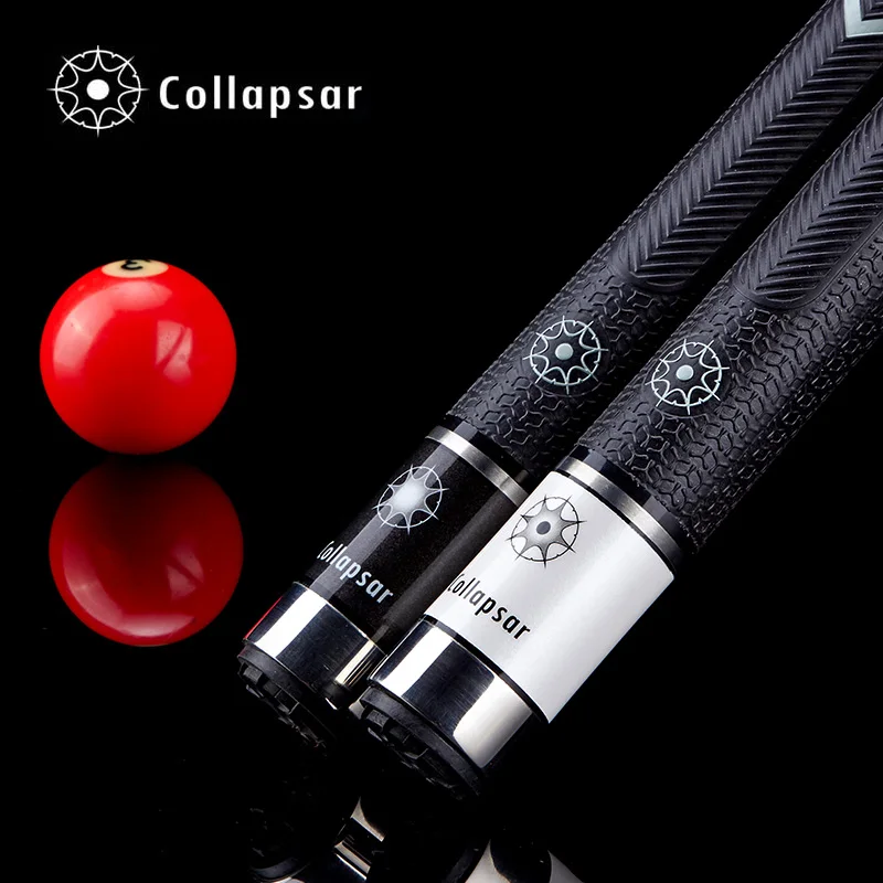 Collapsar R04 R05 Billiard Pool Cue Stick with Case 58Inch Maple Wood Shaft Black White Cue 11.5mm 13mm Tip Billiards Cue