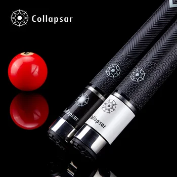 

2019 Collapsar R04 R05 Billiard Pool Cue Stick with Case 58Inch Maple Wood Shaft Black White Cue 11.5mm 13mm Tip Billiards Cue