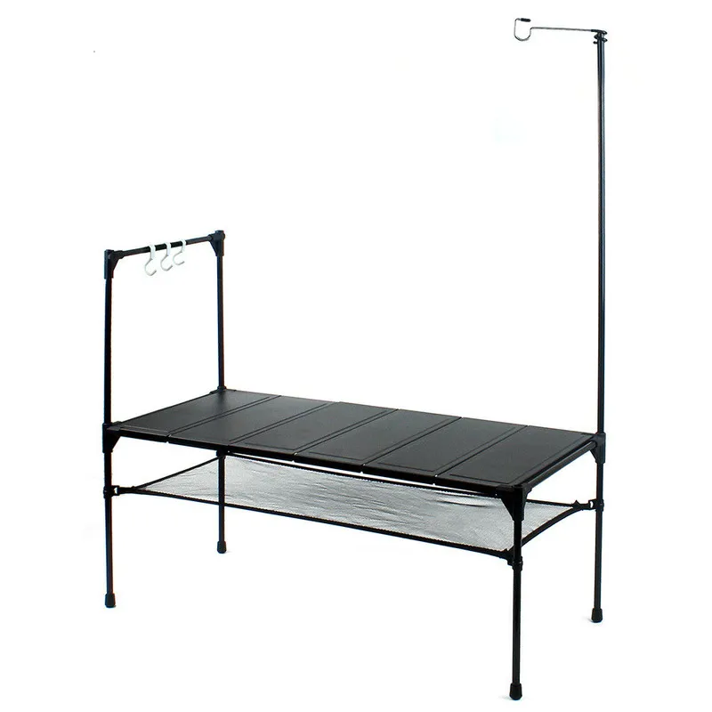 Outdoor folding table ultra-light camping stand barbecue table self-portable combination splice pic