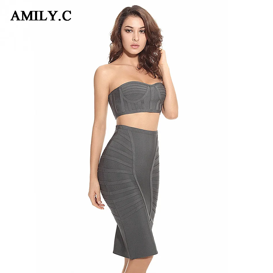 Womens-Dresses-New-Arrival-2016-Grey-Sexy-Strapless-Bandage-Two-Piece-Bustier-Set-Sexy-Clubwear (2)_