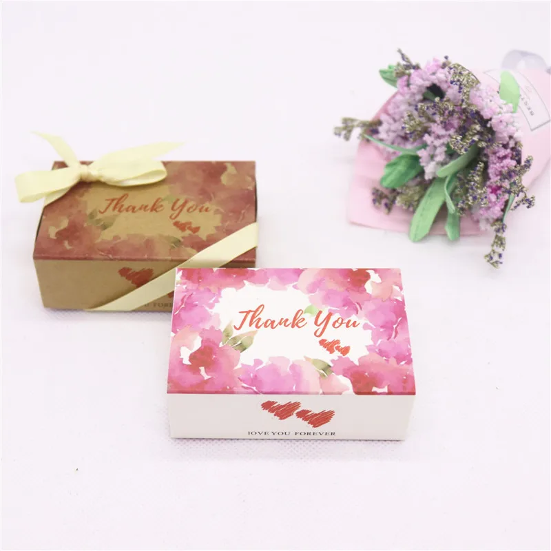 8,4*5,8*3 см Спасибо/ручная работа с любовью новый дизайн подарочная коробка с напечатанной Diy ручной работы любовь подарок на свадьбу мыло