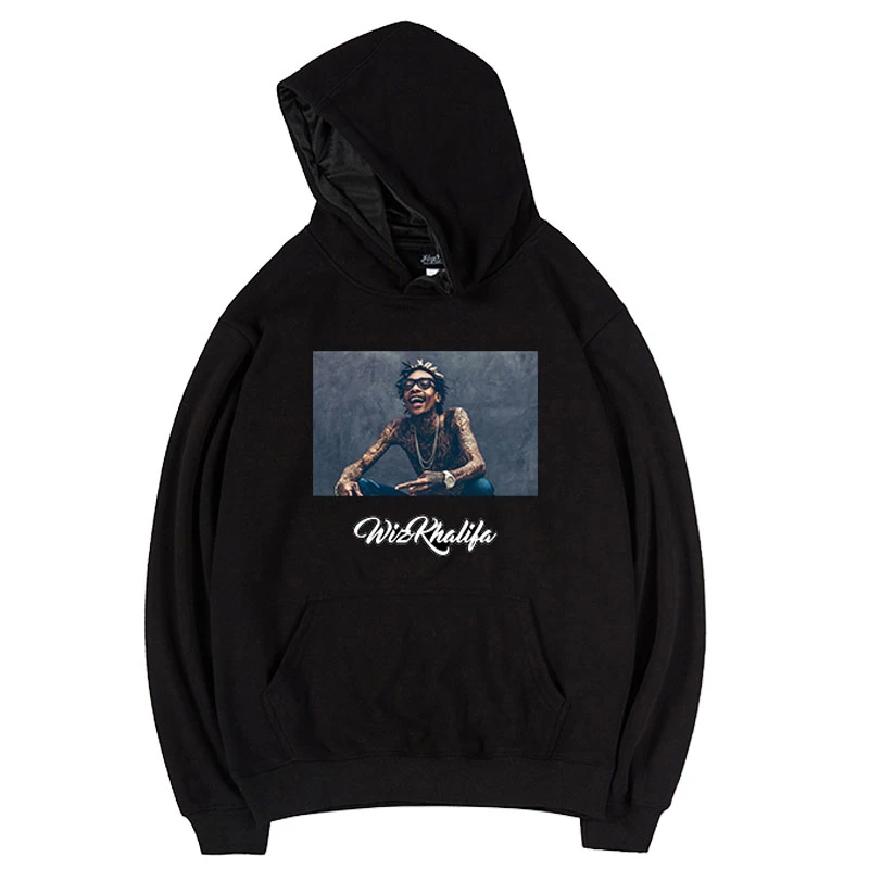 Sudadera con capucha para mujer, suéter con estampado de letras de primavera Wiz Khalifa Freestyle, jerséis holgados informales de estilo Hip Hop|Sudaderas capucha y sudaderas| - AliExpress