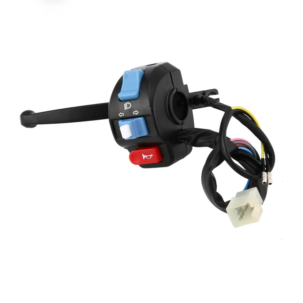 

2018 Universal Motorcycle Switchs Black Left Brake Lever Light Switch Control Fit For Scooter Moped GY6 50cc 150