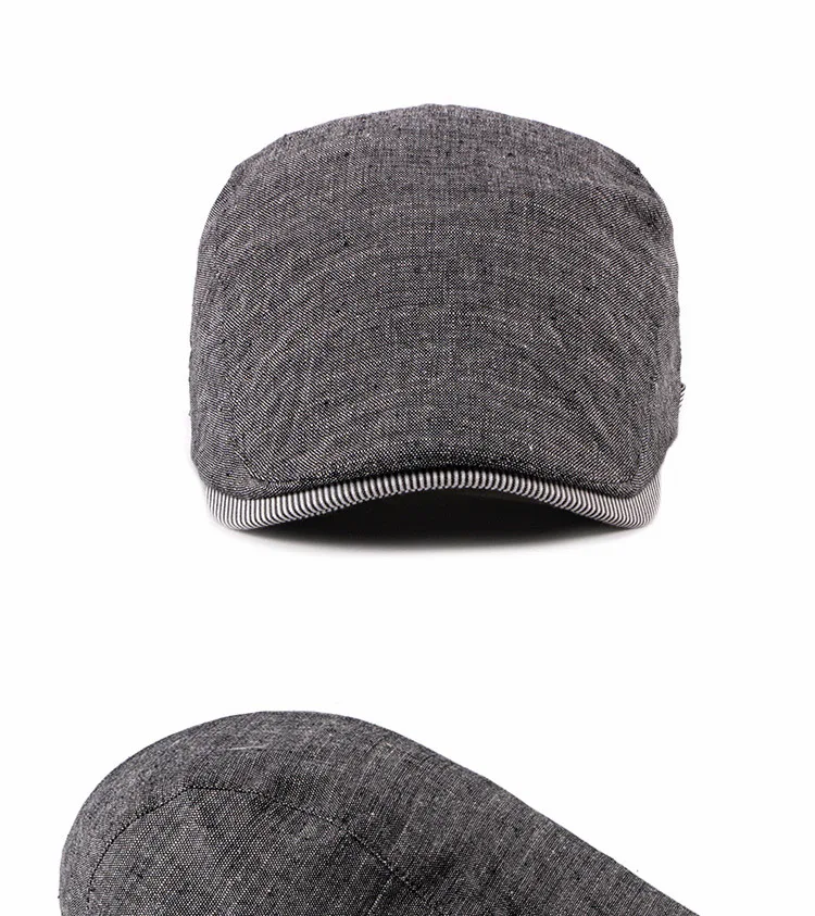 FS Unisex Beret Cap Men Fashion Cotton Flat Brim Caps Vintage Women Berets Hats Gray Blue Beige Boina Para Hombre male beret