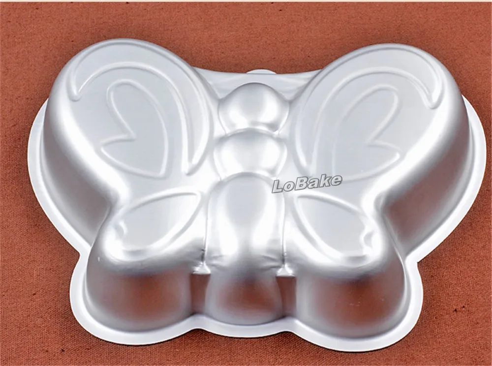 10 дюймов бабочка дизайн милый в мультяшном стиле алюминиевые металлические формы и противни для выпечки тортов украшения для DIY формы выпечки