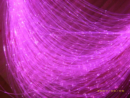 200pcs 0.75mm 2.5m long PS Sparkle side emitting PS fiber cable