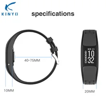 Смарт-браслет модные и красочные элегантный дизайн 24 часа мониторинг сердечного ритма IP68 Водонепроницаемый смарт-браслет