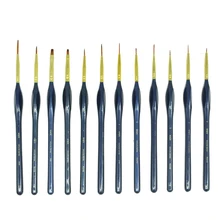 12 шт высококлассных мелких деталей ручная роспись крючок линия ручка художественный материал минутная серия Рисование художественная ручка живопись нейлоновая акриловая кисть