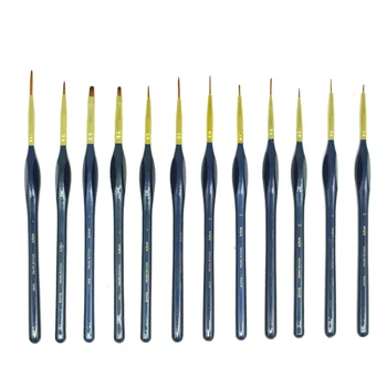 

12 Pcs High grad Fine Details Hand Painted Hook Line Pen Art Material Minute Series Drawing Art Pen Painting Nylon Acrylic Brush