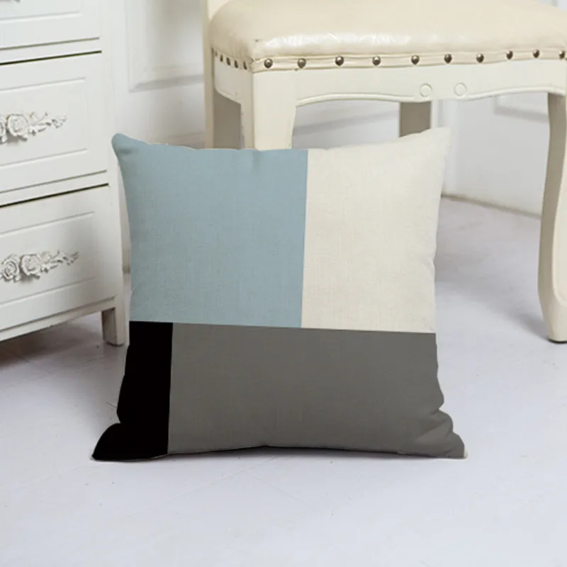 Hot Blue Nordic Linen Printed Geometric Cushion Cover Cyan Green Throw Pillow Covers Light Green Pillowcases Cushions Home Decor Hot Blue Nordic Linen Printed Geometric Cushion Cover Cyan Green Throw Pillow Covers Light Green Pillowcases Cushions Home Decor
