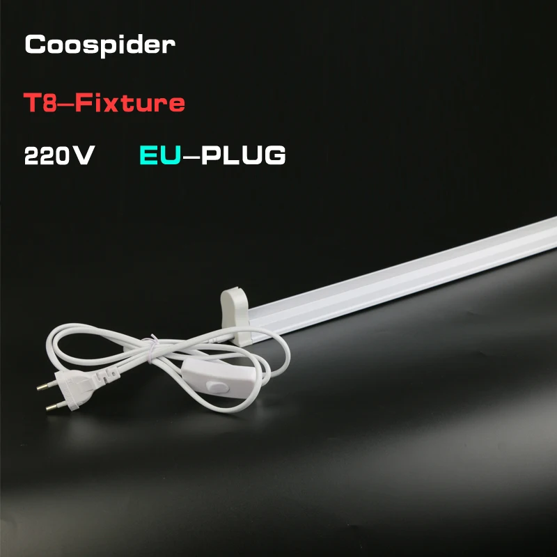 Fluorescent Light Tube Fixture include Ballast and 140cm Cord for 15w