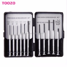 New 11Pcs Jewelers Micro Screwdriver Set Precision Watch Jewelry Glasses Repairs G08 Drop ship