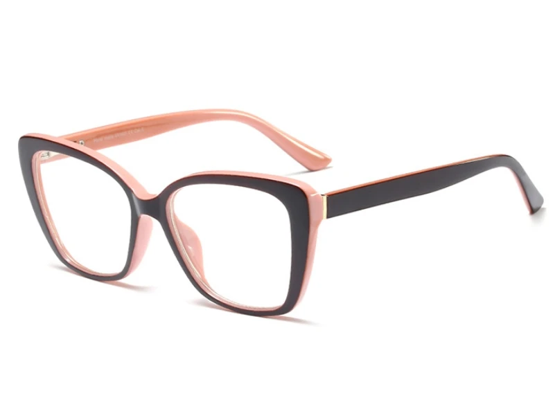 Квадратные очки кошачий глаз, оправа для мужчин и женщин, трендовые стили, оптические модные компьютерные очки 45734