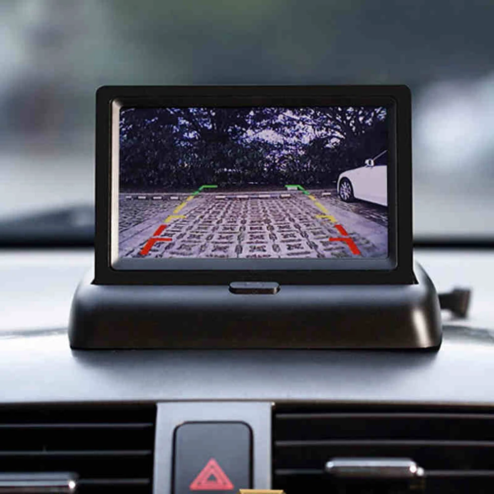 4.3in Multifunction Auto In dash Monitor Backup Camera Video Player Met
