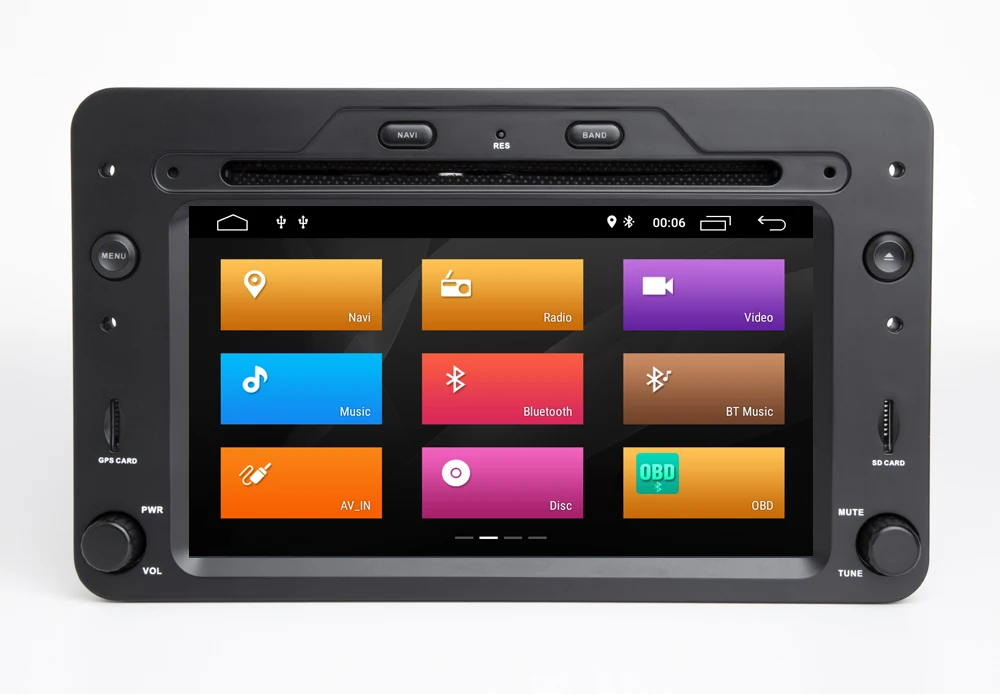 Автомобильный четырехъядерный DVD GPS плеер на Android 10 для Alfa Romeo Spider 159 Brera Sportwagon