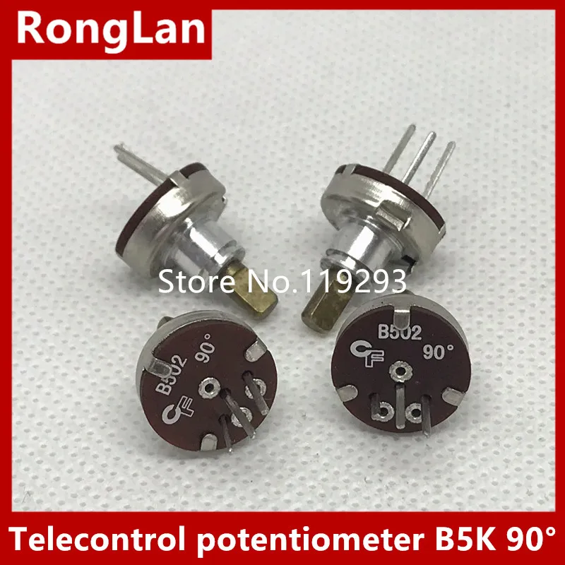 [BELLA]Imported Japanese Imperial Crown special spot 90 degree potentiometer B5K  small aircraft game 13mm-10PCS/LOT 1pcs 10pcs new original imported opa2604au audio fever dual operational amplifier patch sop 8