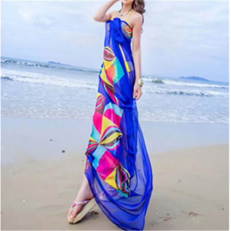 Colorful Printing Beach Cover Up Bikini Summer Wear Cardigan Scarf Blouse Women Swimsuit Cover Ups,Swimsuit Cover,Beach Cover,Beach Bikini Top