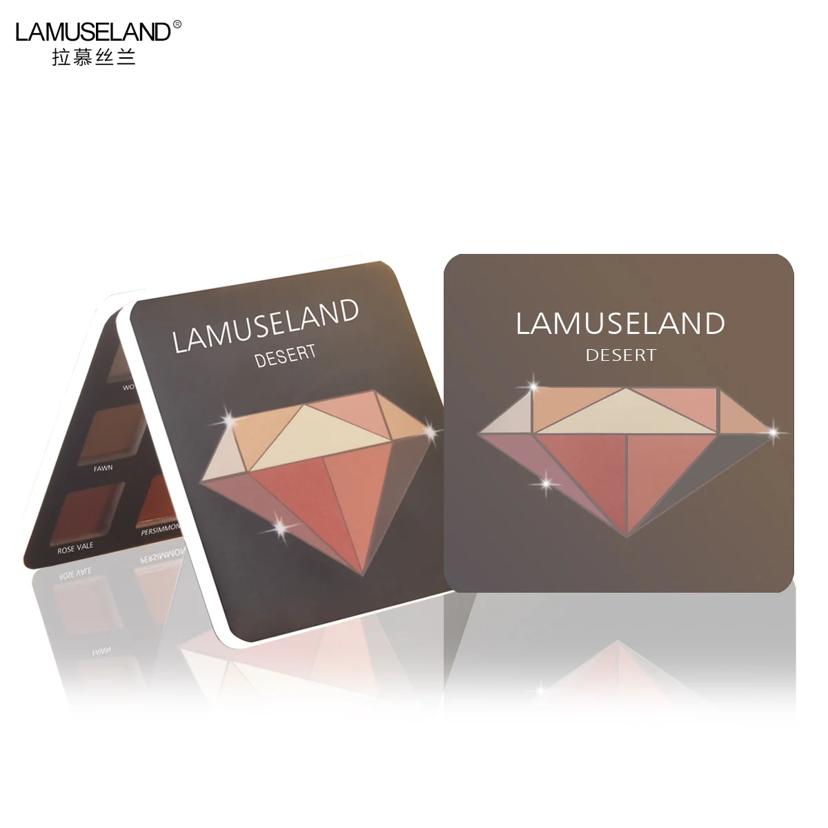 LAMUSELAND 3 стиля 9 цветов блеск алмазный тени для век палитра матовые тени для век# LA33