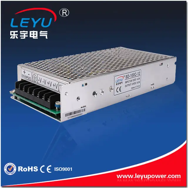 CE RoHS 100w 48vdc 2.4a to 24vdc 4.2a dc dc power supplyin Switching