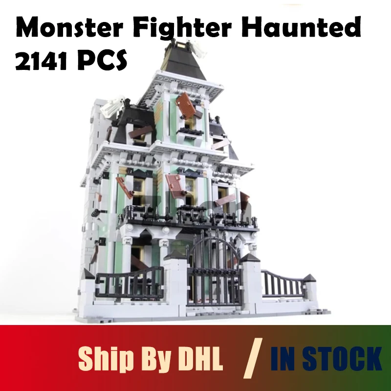 

Model Building 2141Pcs City Monster Fighter Haunted House Kits Figure Blocks Bricks Toys hobbies Compatible with 10228