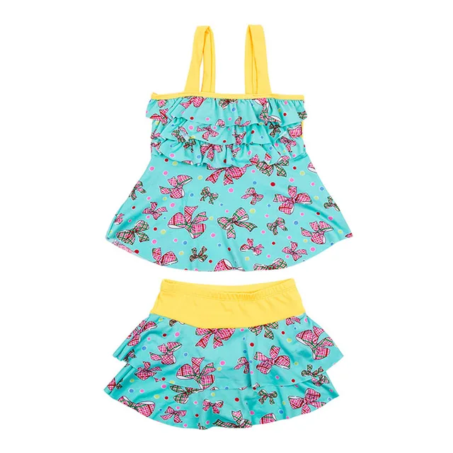 Aliexpress.com : Buy 7 Styles! 2016 Kids Bikini Two Pieces Skirt ...