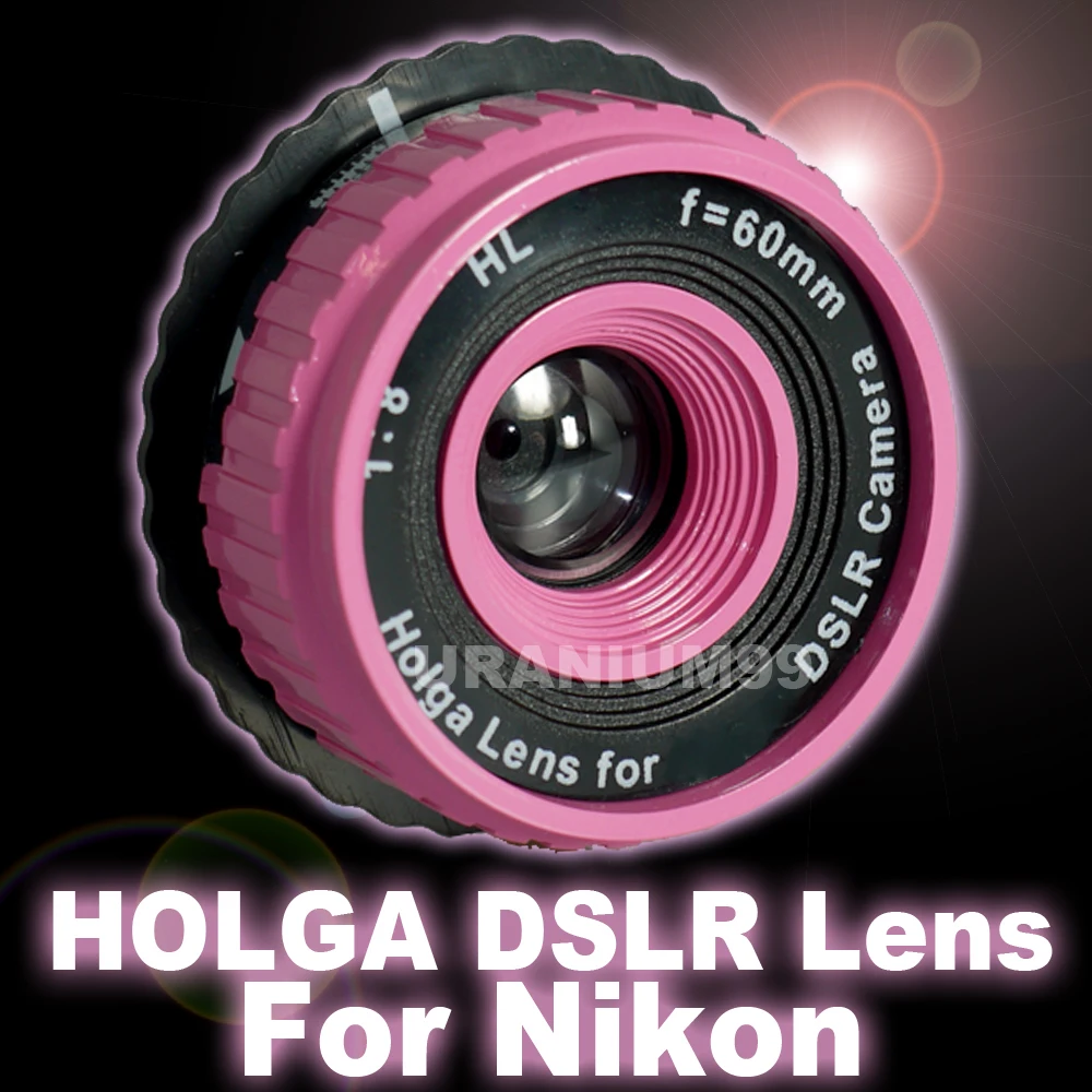 Holga DSLR Объектив HL N для цифровой камеры Nikon D3100 D3000 D700 D90 D5100 D5000 D7000 F ЛОМО Ломография