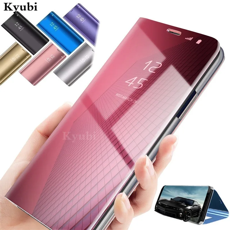 

Mirror case for Xiaomi Pocophone F1 mi A1 5X 6X A2 8 SE mi6 MAX 3 MIX 2 redmi 5 plus 6a s2 note 5a 6 5 pro 4 4x cases Flip cover