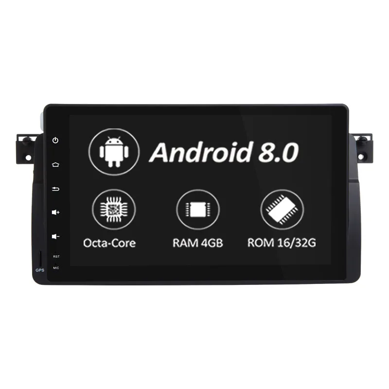 

9 Inch Android 8.0 Octa 8 Core 4G RAM car Multimedia player GPS Navigation for BMW E46 dvd 3 Series M3 Radio BT