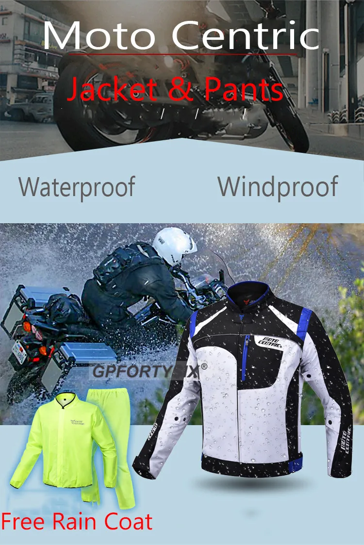 Мотоциклетная Водонепроницаемая зимняя теплая Съемная мотоциклетная куртка, штаны, одежда для мотокросса, защита для мотокросса
