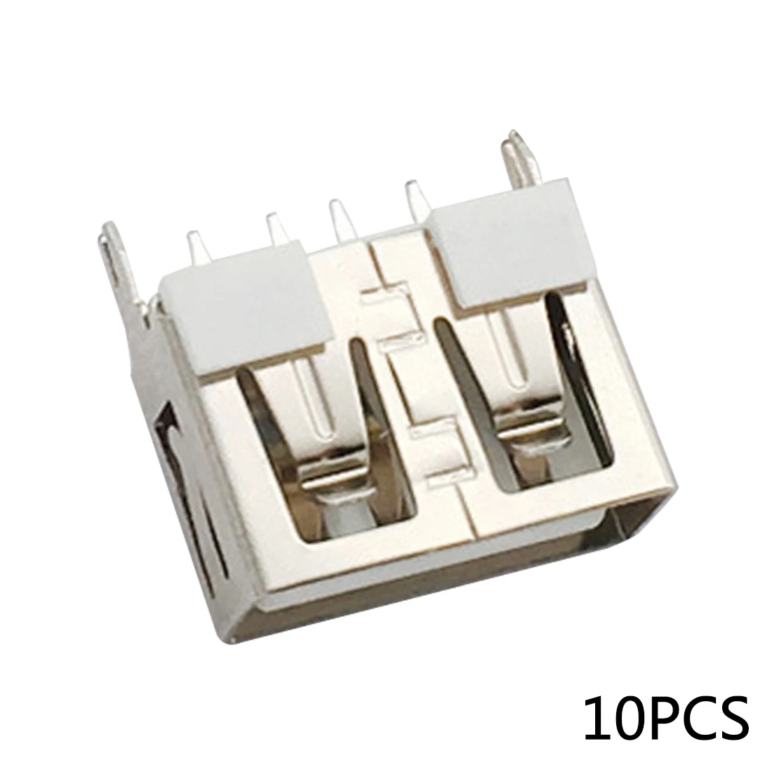 Гнездовой разъем USB 180 градусов 10 шт. вертикальный короткий корпус 0|Соединители| |