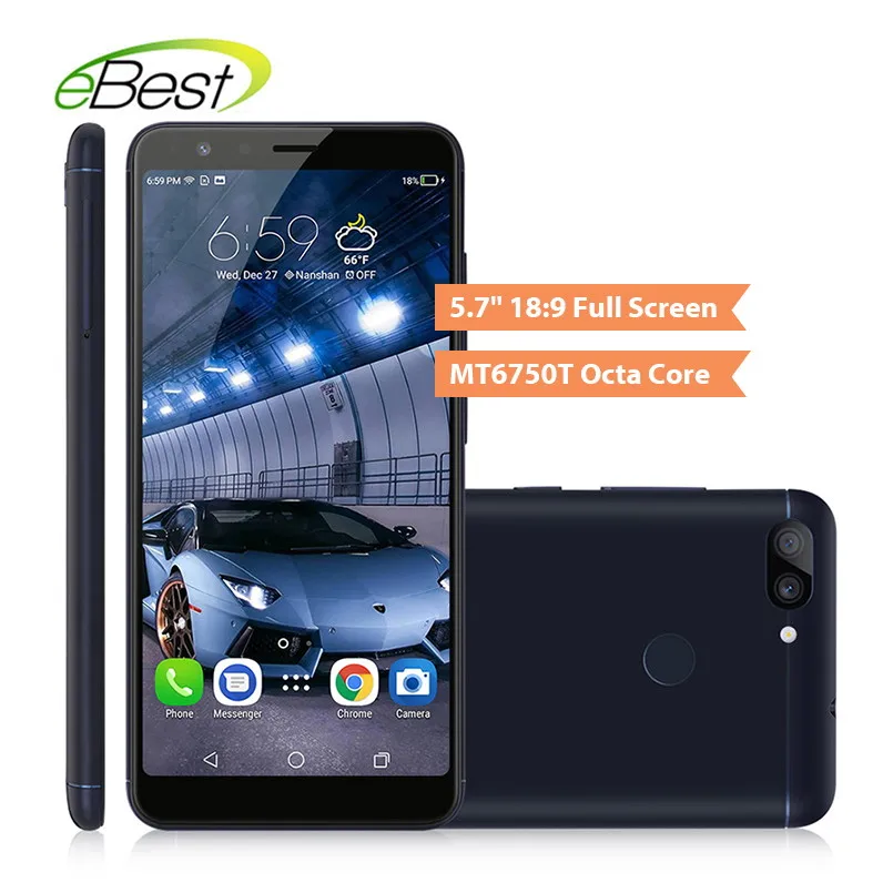 Asus Zenfone 4S Max Plus Смартфон Android 5 7 '✘:9 полный Экран мобильный телефон четыре ядра