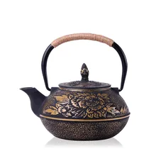 Authentic Cast Iron Teapot Set Japanese Tea Pot Tetsubin Kettle Drinkware 900ml Kung Fu Infusers Metal Net Filter Cooking Tools