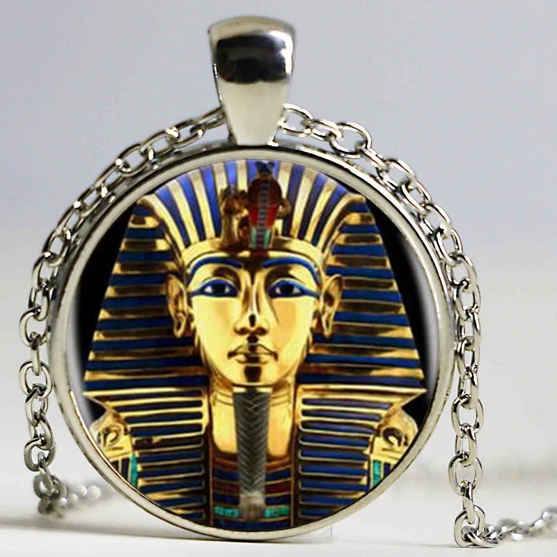 Ожерелье с логотипом King Tut винтажное ожерелье ручной работы из смолы египетские