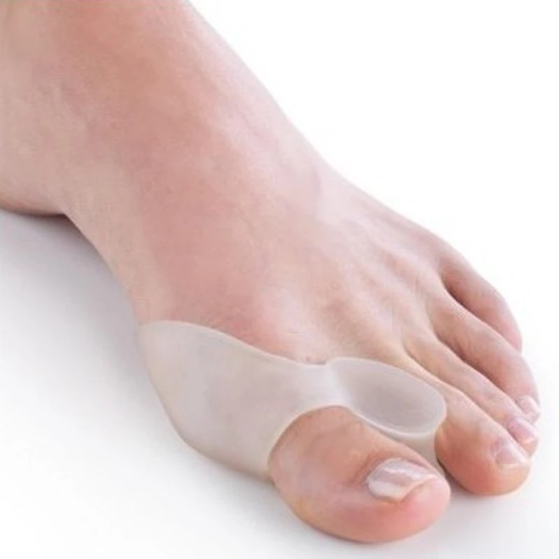 

2 Pcs Toe Separators Spacer Straightener Finger Big Feet Device Pad Toe Pads Thumb Valgus Corrector Foot Bunion