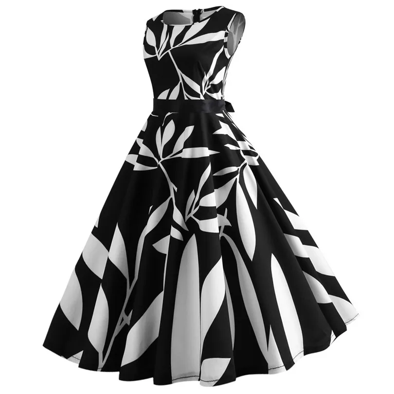 Summer Womens Fashion Sexy Printing Dress Ladies Mini Elegant Dress Print Dress Cocktail Party Evening Dress#4M11  (4)