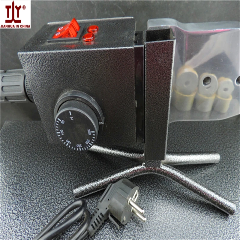 Livraison Gratuite Plombier Outils 63mm 2 V 110 V 1500 W Machine De Soudage De Tuyaux En Plastique Double Isolant Pe Pb Pp Ppc Pp R Soudeuse A Tubes