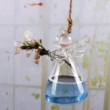 30 шт./упак. мини стеклянная ваза Ангел модный стеклянный Декор для дома ангел воздушный Террариум для растений красивый стеклянный Ангел подарок